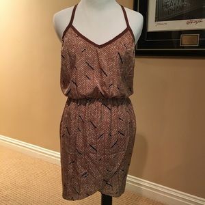 Beautiful v neck dress with T back